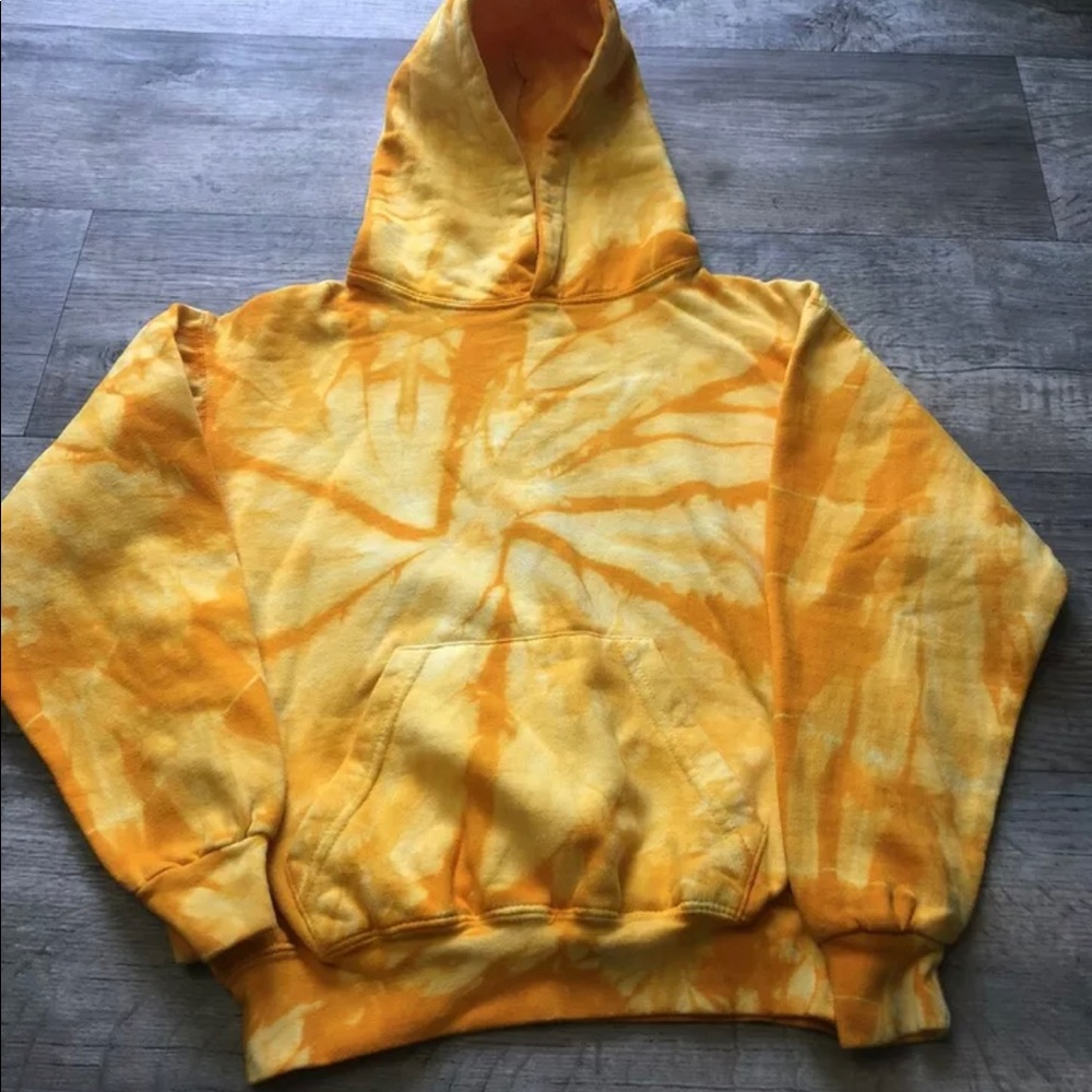 Tie Dye Hoodie Colortone,Kids 10-12(MD)Long Sleeve - Picture 2 of 4